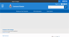 Desktop Screenshot of comune.sanluri.vs.it